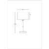 Миниатюра фото настольная лампа arte lamp jamie a4090lt-1bk | 220svet.ru