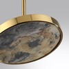 Миниатюра фото подвесной светодиодный светильник odeon light bergi 5079/15l золотой | 220svet.ru