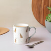 Миниатюра фото кружка фарфоровая hare mikasa grey/white 280 мл kitchen craft | 220svet.ru