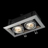 Миниатюра фото встраиваемый светильник maytoni metal dl008-2-02-s | 220svet.ru