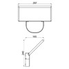 Миниатюра фото настенный светильник deko-light alkes l 731140 | 220svet.ru