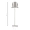 Миниатюра фото настольная лампа f-promo pyari 4617-1t | 220svet.ru