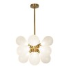 Миниатюра фото люстра на штанге loft it miracle 10130/12 white | 220svet.ru