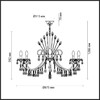 Миниатюра фото подвесная люстра odeon light versia 4977/10 | 220svet.ru