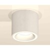 Миниатюра фото комплект накладного светильника ambrella light techno spot xs7401040 swh белый песок (c7401, n7110) | 220svet.ru