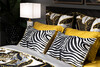 Миниатюра фото комплект наволочек тропики 50*70 зебра/серый garda decor 130hb-00011 комплект наволочек тропики 50/70 зебра | 220svet.ru