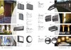 Миниатюра фото уличный настенный светодиодный светильник novotech kaimas 357418 | 220svet.ru