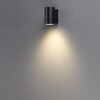 Миниатюра фото уличный фасадный светильник odeon light long 7142/12wl черный | 220svet.ru