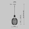 Миниатюра фото подвесной светильник maytoni levitation mod376pl-01g1 | 220svet.ru
