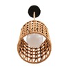 Миниатюра фото подвесной светильник lumion boho 8366/1a черный/серый | 220svet.ru