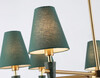 Миниатюра фото потолочная люстра на штанге мрамором ambrella light heigh light gn lh75053 | 220svet.ru