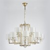 Миниатюра фото подвесная люстра newport 4408+4/c gold м0062634 | 220svet.ru