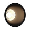 Миниатюра фото встраиваемый светильник italline it06-6025 black 3000k | 220svet.ru