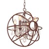 Миниатюра фото подвесная люстра loft it foucaults orb crystal loft1897/4 | 220svet.ru