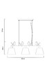 Миниатюра фото подвесная люстра arte lamp passero a4289sp-3wh | 220svet.ru