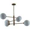 Миниатюра фото подвесная люстра moderli molecule v10838-6p | 220svet.ru