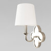 Миниатюра фото настенный светильник loft it silence 10303w nickel | 220svet.ru
