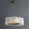 Миниатюра фото подвесная светодиодная люстра 10310p-580 white/gold delight collection | 220svet.ru