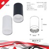 Миниатюра фото потолочный светильник reluce 16003-9.5-001ld gu10 wt | 220svet.ru