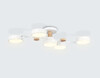 Миниатюра фото потолочная светодиодная люстра на штанге с пультом ду ambrella light comfort fl4834 | 220svet.ru