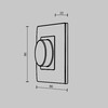 Миниатюра фото роторная панель управления maytoni triac dim 731003 | 220svet.ru