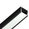 Миниатюра фото профиль накладной  для светодиодной ленты ambrella illumination gp1750bk | 220svet.ru