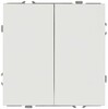 Миниатюра фото выключатель эра galaxy 15-1104-01 двойной 10ах-250в ip20 белый б0070650 | 220svet.ru