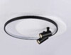 Миниатюра фото настенно-потолочный светодиодный светильник с пультом ду ambrella light comfort fl51392 | 220svet.ru