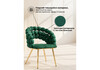 Миниатюра фото стул на металлокаркасе woodville ball green / gold 15763 | 220svet.ru