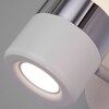 Миниатюра фото спот светодиодный eurosvet oskar 20165/1 led хром/белый | 220svet.ru