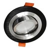 Миниатюра фото встраиваемый светильник lumina deco duka ldc 8062-d90 bk+sl | 220svet.ru