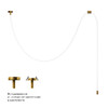 Миниатюра фото потолочный светильник loft it thread 10388a brass | 220svet.ru