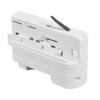 Миниатюра фото адаптер для шинопровода ideal lux link track connector wh on-off | 220svet.ru