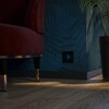 Миниатюра фото розетка с подсветкой черный матовый werkel w1171408 | 220svet.ru