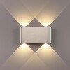 Миниатюра фото настенный светодиодный светильник odeon light magnum 7106/4wl | 220svet.ru