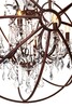 Миниатюра фото подвесная люстра loft it foucaults orb crystal loft1897/8 | 220svet.ru