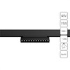 Миниатюра фото трековый светодиодный светильник для магнитного шинопровода arte lamp linea a4648pl-1bk | 220svet.ru