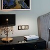 Миниатюра фото выключатель двухклавишный с подсветкой werkel шампань рифленый w1120110 | 220svet.ru