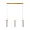 Миниатюра фото подвесной светильник indigo torcia 11038/3p brass v000416 | 220svet.ru