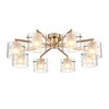 Миниатюра фото потолочная люстра lumion verdi 6587/8c золотой | 220svet.ru