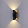 Миниатюра фото настенный светильник reluce 86852-9.2-002kt led2*5w bk+gd | 220svet.ru