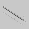Миниатюра фото трековый низковольтный светильник maytoni points exility x tr241-2-12w4k-b | 220svet.ru