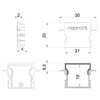 Миниатюра фото заглушка deko-light end cap h-et-02-15 set 2 pcs 979151 | 220svet.ru