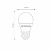 Миниатюра фото лампа светодиодная elektrostandard e27 7w 3300k матовая a048624 | 220svet.ru