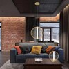 Миниатюра фото настольная лампа crystal lux sync lg18w led gold | 220svet.ru