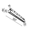 Миниатюра фото трековый магнитный светильник technical points tr031-2-18w4k-w | 220svet.ru