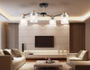 Миниатюра фото потолочная люстра на штанге ambrella light traditional loft tr tr303324/4 bk/gd | 220svet.ru