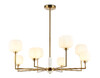 Миниатюра фото потолочная люстра на штанге  ambrella light heigh light lh53017 | 220svet.ru