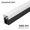 Миниатюра фото накладной линейный светодиодный светильник apeyron 30-55 | 220svet.ru