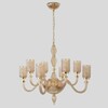 Миниатюра фото подвесная люстра crystal lux silvestro sp8 amber | 220svet.ru